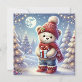 HEB EEN BEARY CHRISTMAS WENSKAART FEESTDAGENKAART