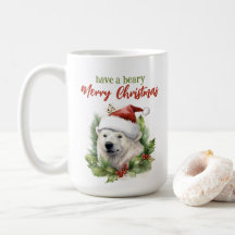 Heb een Beary Merry Christmas Polar Beer Custom