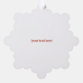 Heb een Beary Merry Christmas Polar Beer Funny Ornament Kaart (Achterkant)