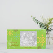 Heb een beetje RETRO kerst Feestdagenkaart (Staand voorkant)