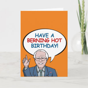 Heb een Berning Hot Birthday Kaart