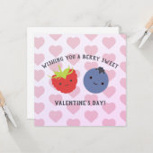 Heb een Berry Sweet Valentijnsdag Berries Kaart (Voorkant / Achterkant in situ)