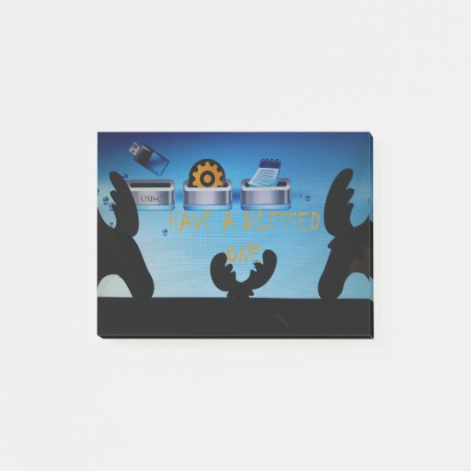 Heb een blote kerst post-it® notes (Voorkant)