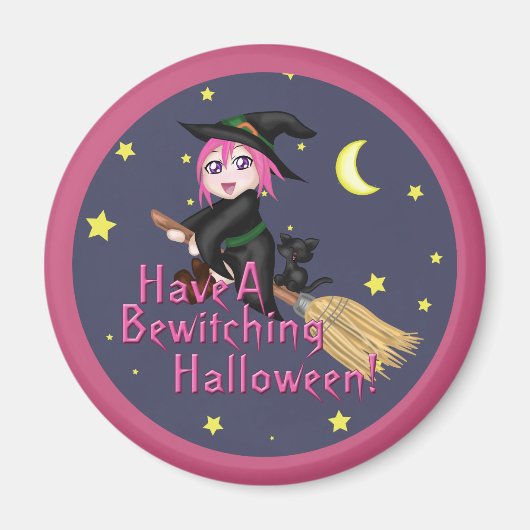 Heb een boeiende halloween! magneet (Voorkant)