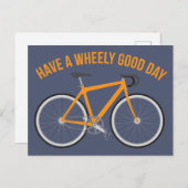 Heb een Briefkaart van de fiets van de Wiefbare Da (Voorkant / Achterkant)