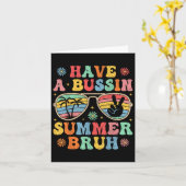 Heb een Bussin Zomer Bruh Groovy Leraar Laatste Da Kaart (Gele Bloem)