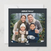 Heb een Calico kerstkrans Feestdagenkaart (Achterkant)