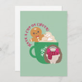 Heb een Cheer-beker! Feestdagenkaart (Voorkant / Achterkant)