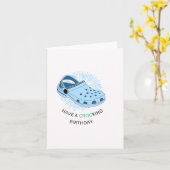 Heb een Crocking Puns Verjaardag Kaart (Gele Bloem)