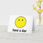 Heb een Dag! Kaart (Gele Bloem)