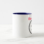 Heb een dag mok. tweekleurige koffiemok (Center)