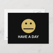 "Heb een dag neutrale postkaart" Briefkaart (Voorkant / Achterkant)