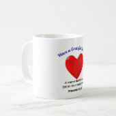 Heb een dankbaar hart  koffiemok (Voorkant links)