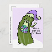 Heb een DILLy van een Kerstmis Feestdagenkaart (Voorkant / Achterkant)