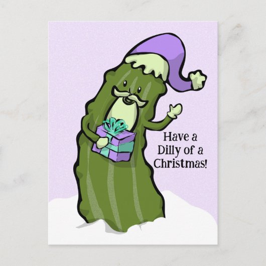 Heb een DILLy van een Kerstmis Feestdagenkaart (Voorkant)