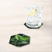 HEB EEN DRINK OP MIJ GROENE BLADBLAD ONDERZETTER (Insitu)