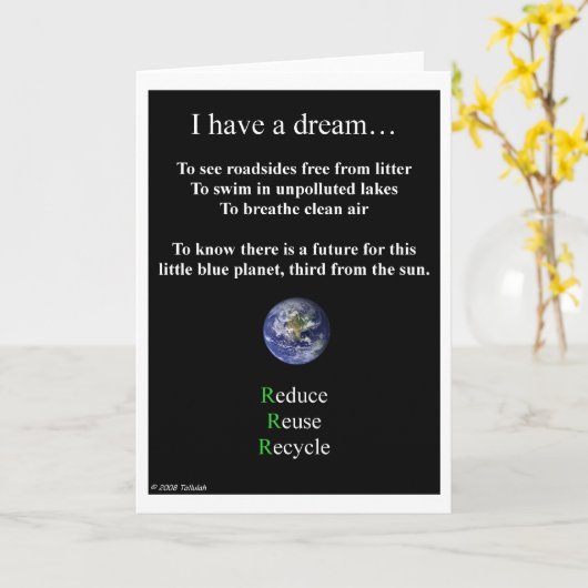 Heb een droom Kaarten (Gele Bloem)