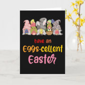 Heb een eieren-uitstekend Pasen Grappige Pasen Kon Kaart (Gele Bloem)