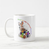 Heb een eitjes-cefale Pasen! Pasen Bunny Eggs Koffiemok (Links)