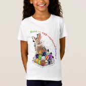 Heb een eitjes-cefale Pasen! Pasen Bunny Eggs T-shirt (Voorkant)