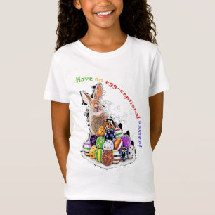 Heb een eitjes-cefale Pasen! Pasen Bunny Eggs T-shirt