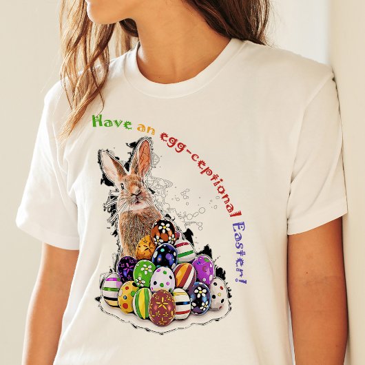 Heb een eitjes-cefale Pasen! Pasen Bunny Eggs T-shirt
