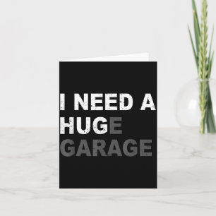 Heb een enorme garage Leuke Vaderdag Autogarage Kaart