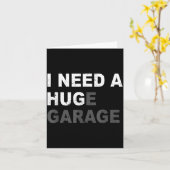 Heb een enorme garage Leuke Vaderdag Autogarage Kaart (Gele Bloem)