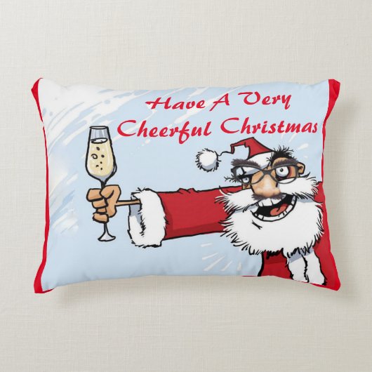 **HEB EEN ERG "OPGEWEKTE" KERST** ACCENT KUSSEN (Voorkant)