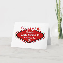 HEB EEN Fabulous Las Vegas Valentijnsdag Kaart