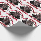 Heb een Fang-Tastic Halloween Monster Hand Design Cadeaupapier (Hoek)