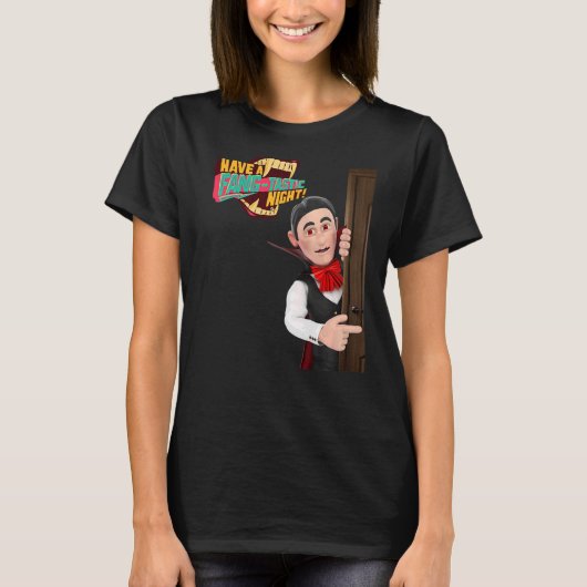 Heb een Fang Tastic night Halloween vampire T-shirt (Voorkant)