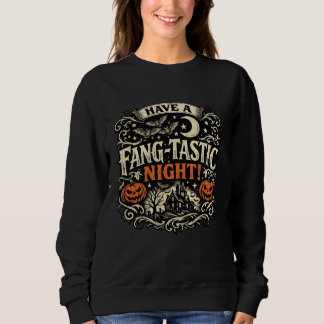 Heb een Fang-Tastische Nacht Vintage Halloween Kun Trui
