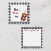 Heb een fantastische dag! notitiekaartje (Voorkant / Achterkant)