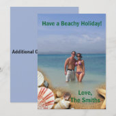 Heb een feestdag! | Tropische kerstkaart (Voorkant / Achterkant)