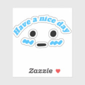 Heb een fijne dag Cute Sticker (Vel)