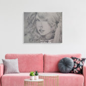 Heb een fijne dag en een beter nachtelijk omgepakt canvas afdruk (Insitu (Woonkamer))