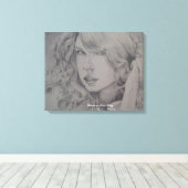 Heb een fijne dag en een beter nachtelijk omgepakt canvas afdruk (Insitu (Houten vloer))