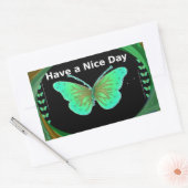 Heb een fijne dag en een betere nachtvlinder.png rechthoekige sticker (Envelop)