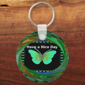 Heb een fijne dag en een betere nachtvlinder.png sleutelhanger (Voorkant)