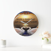 Heb een fijne dag en een fijne nacht. Silver Grote Klok (Huis)