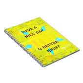 Heb een fijne  Dag Notitieboek (Rechterzijde)
