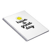 heb een fijne dag notitieboek (Rechterzijde)