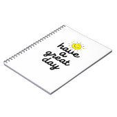 heb een fijne dag notitieboek (Linkerzijde)