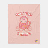 Heb een fijne dag op de Berry Fleece Deken (Voorkant)