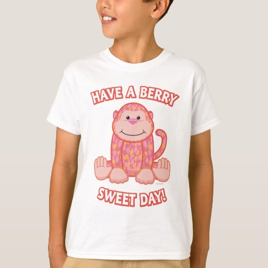 Heb een fijne dag op de Berry T-shirt (Voorkant)