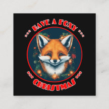 Heb een Foxy Kerstmis