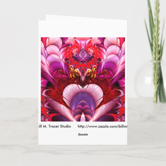 Heb een Fractal Kaart van Valentijn (Achterkant)