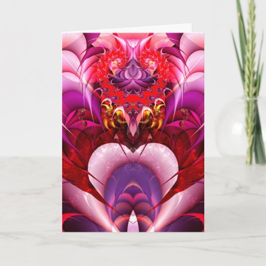 Heb een Fractal Kaart van Valentijn (Voorkant)