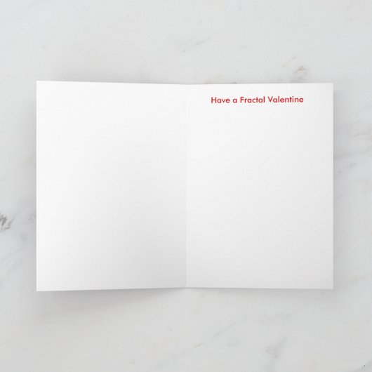 Heb een Fractal Kaart van Valentijn (Binnen)